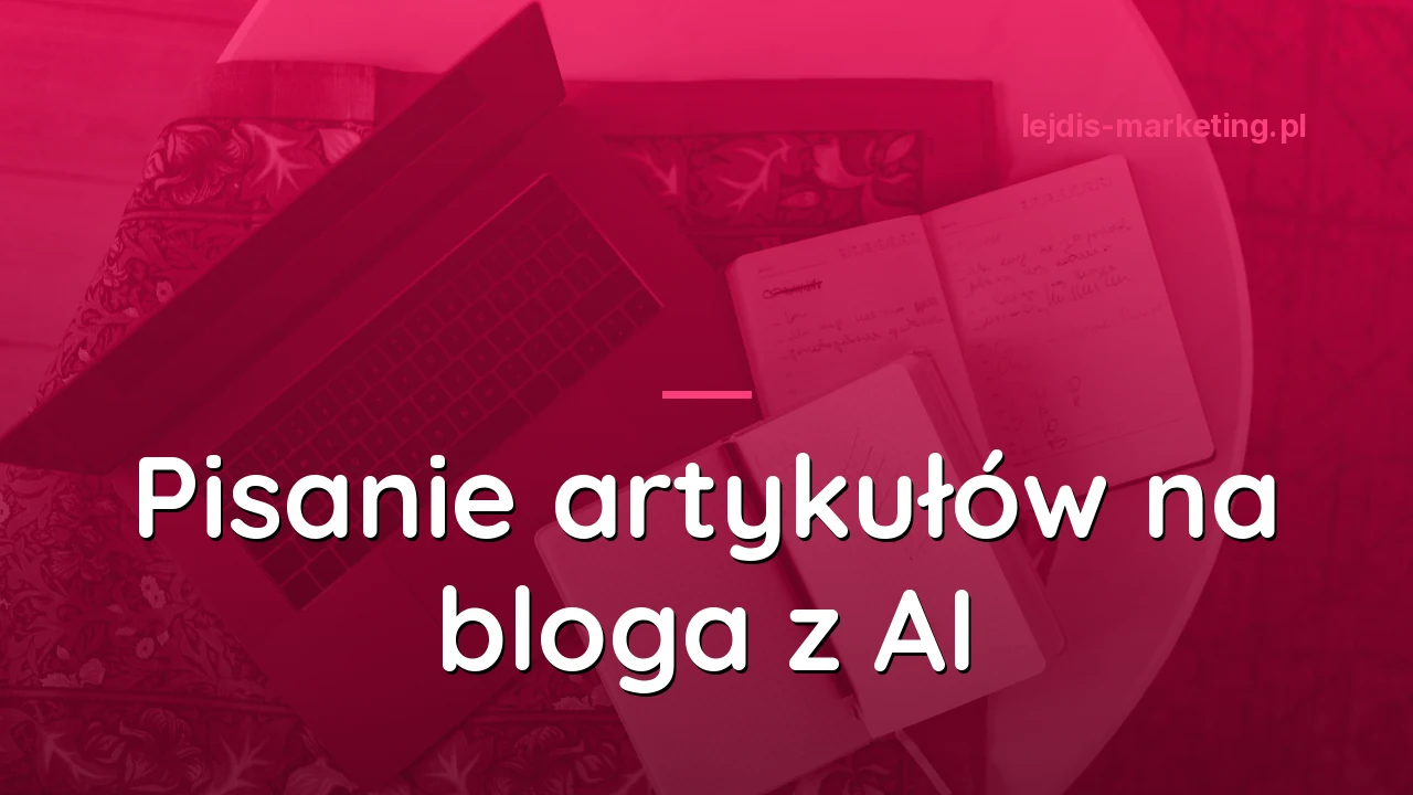 Pisanie artykułów na bloga z AI. Zasady, które sprawdziły się u nas