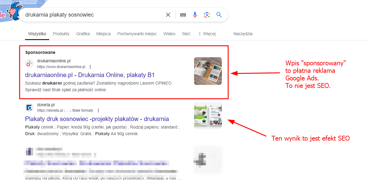 Pozycjonowanie a Google Ads - różnice
