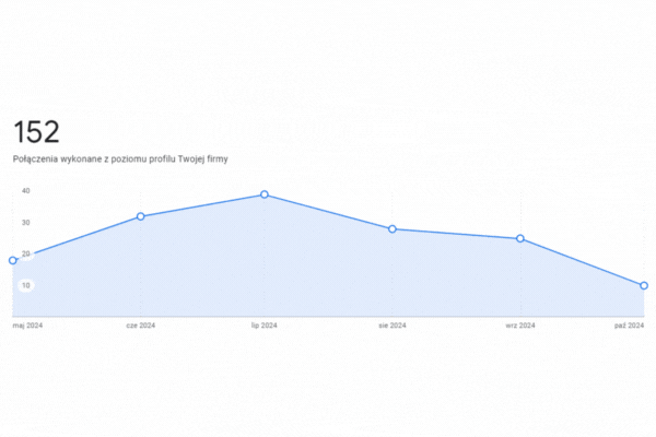 Wizytówka Google Maps - statystyki